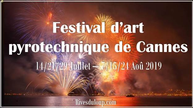 festival d’art pyrotechnique de Cannes camping les rives du loup 06 cote d azur alpes maritimes