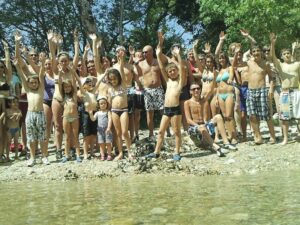 Balade en rivière au camping du 06