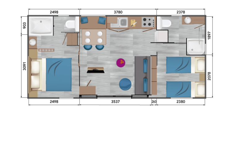 Mobil Home Taos camping 06 proche nice