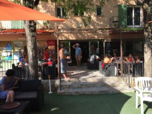 Terrasse restaurant camping familial